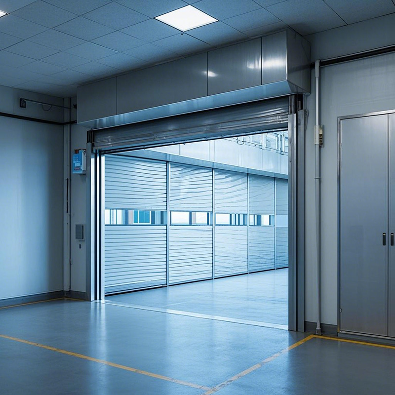 防火卷簾怎樣巡查(圖1) 鋼質噴霧式防火卷簾門-1.jpg